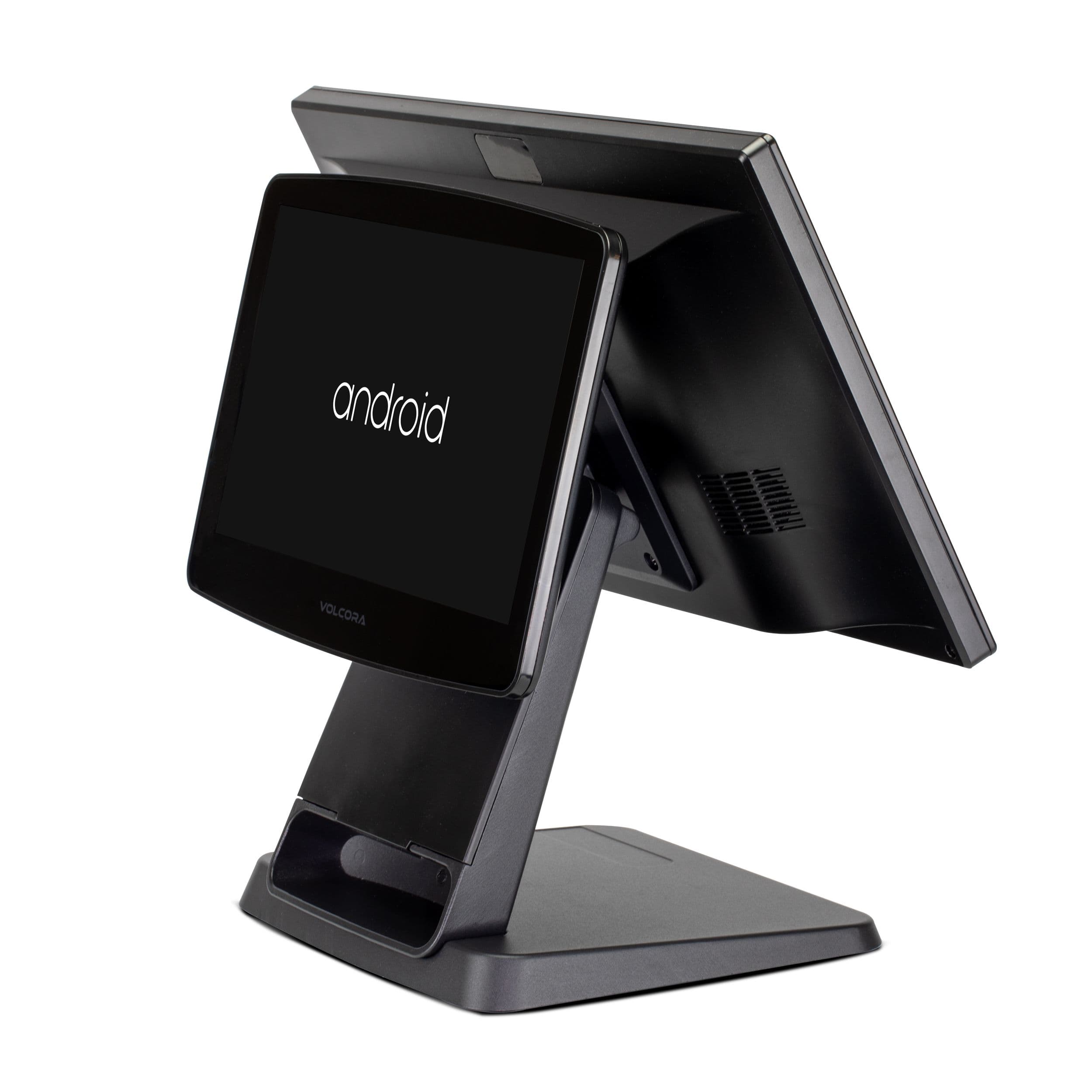 Dual Screen 15.6" plus 11" Customer Facing Touch Screens Android 14 POS Terminal. Rockchip RK3576 CPU, 8GB Memory, 64GB Hard Disk 3