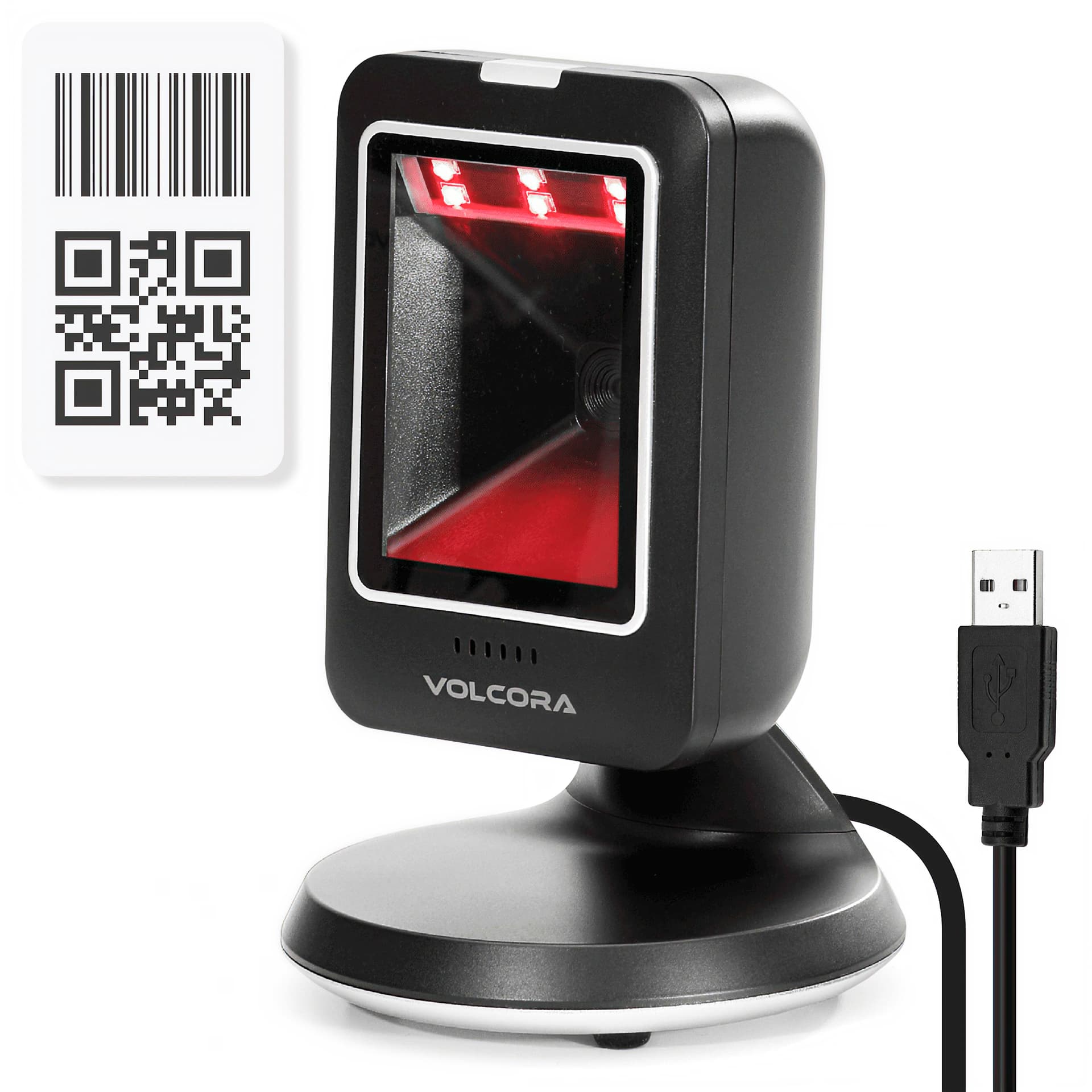 Wired 2D Tabletop Stationary Barcode Scanner - V-THFS-A1