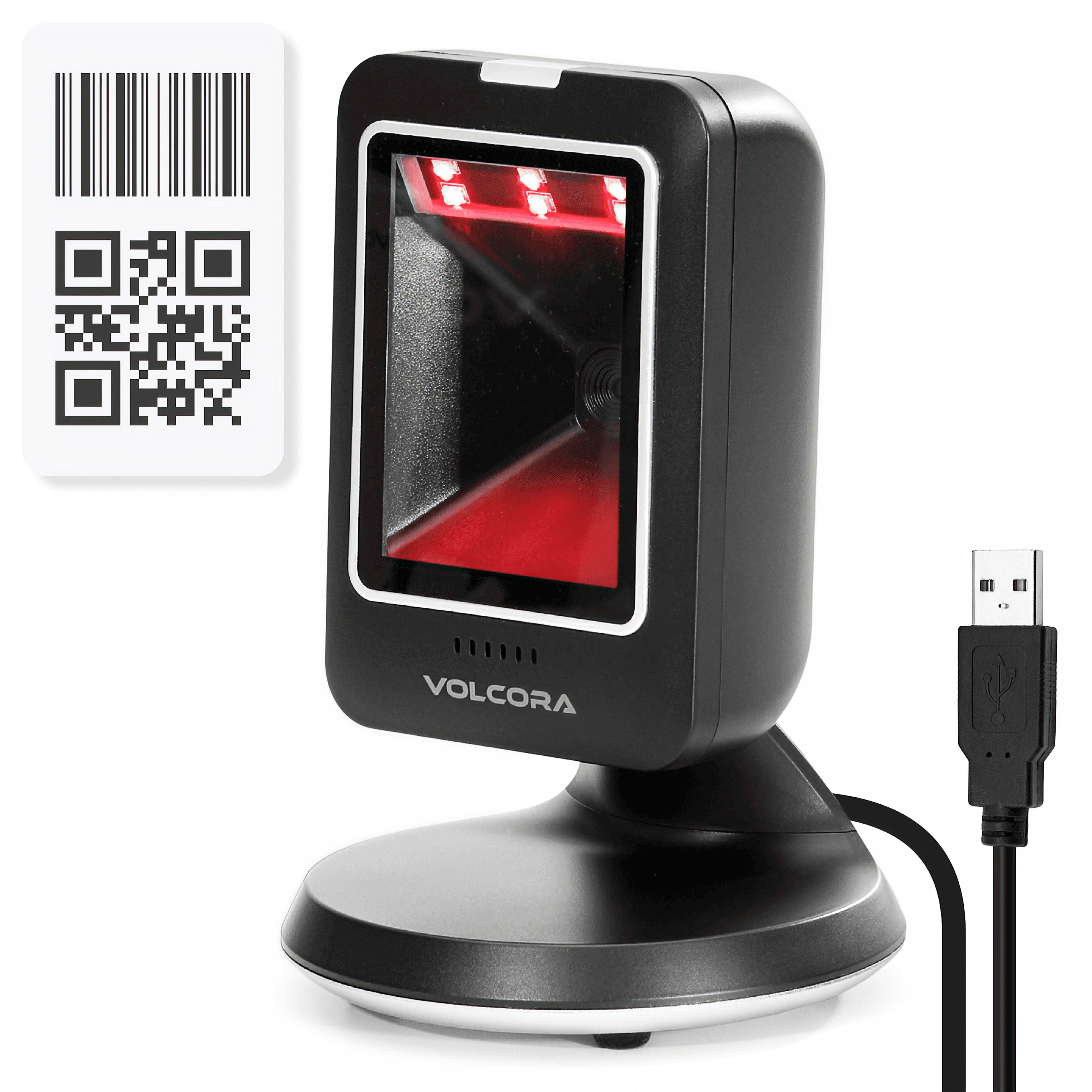 Wired 2D Tabletop Stationary Barcode Scanner - V-THFS-A1